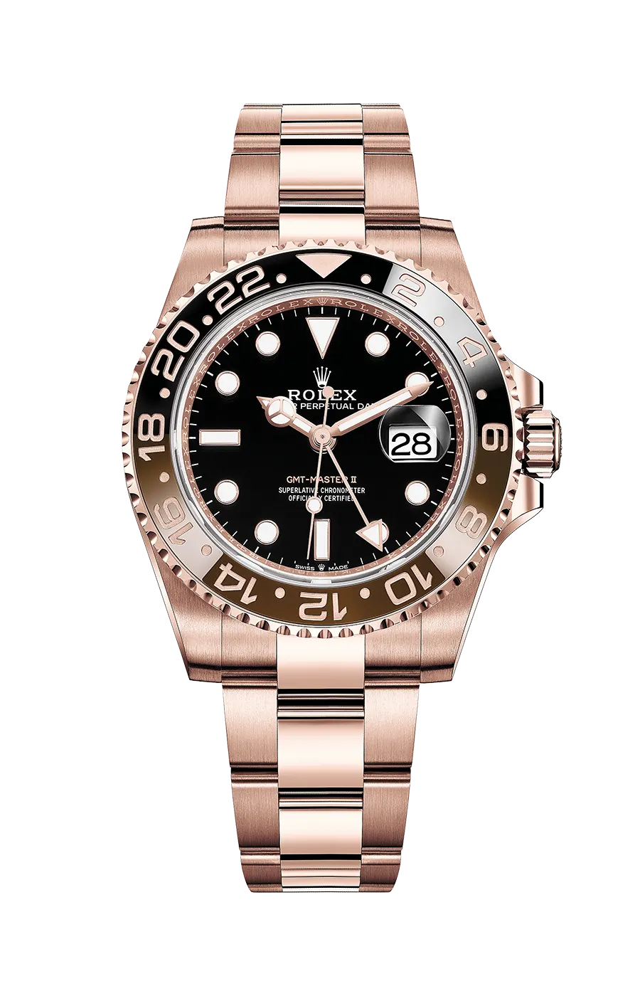 Rolex GMT-Master II 126715CHNR-0001 40mm Everose gold Black