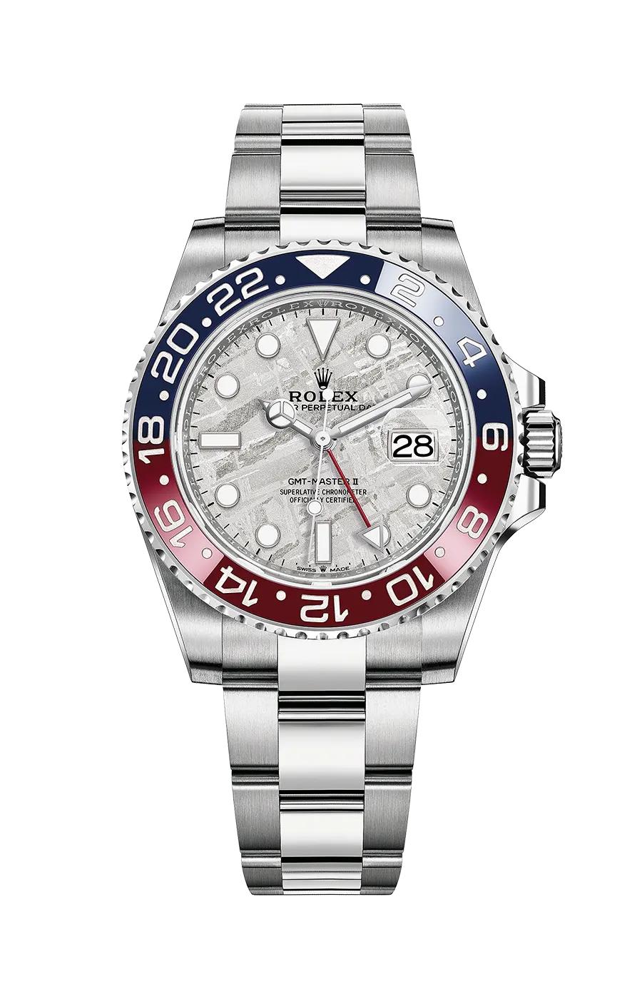 Rolex GMT-Master II 126719BLRO-0002 40mm 18k white gold Silver