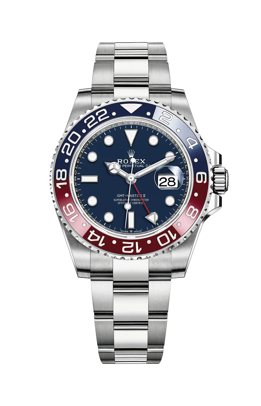 Rolex GMT-Master II 126719BLRO-0003 40mm 18k white gold Blue