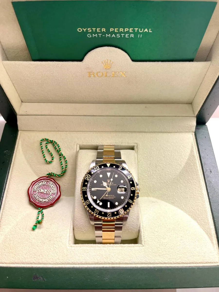 Rolex GMT-Master II 16713 40mm Stainless steel Black Luminescent