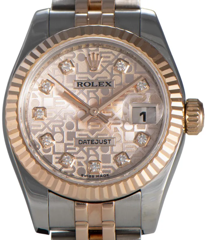 Rolex Lady-Datejust 179171 26mm Rose gold and 18k rose gold Jubilee