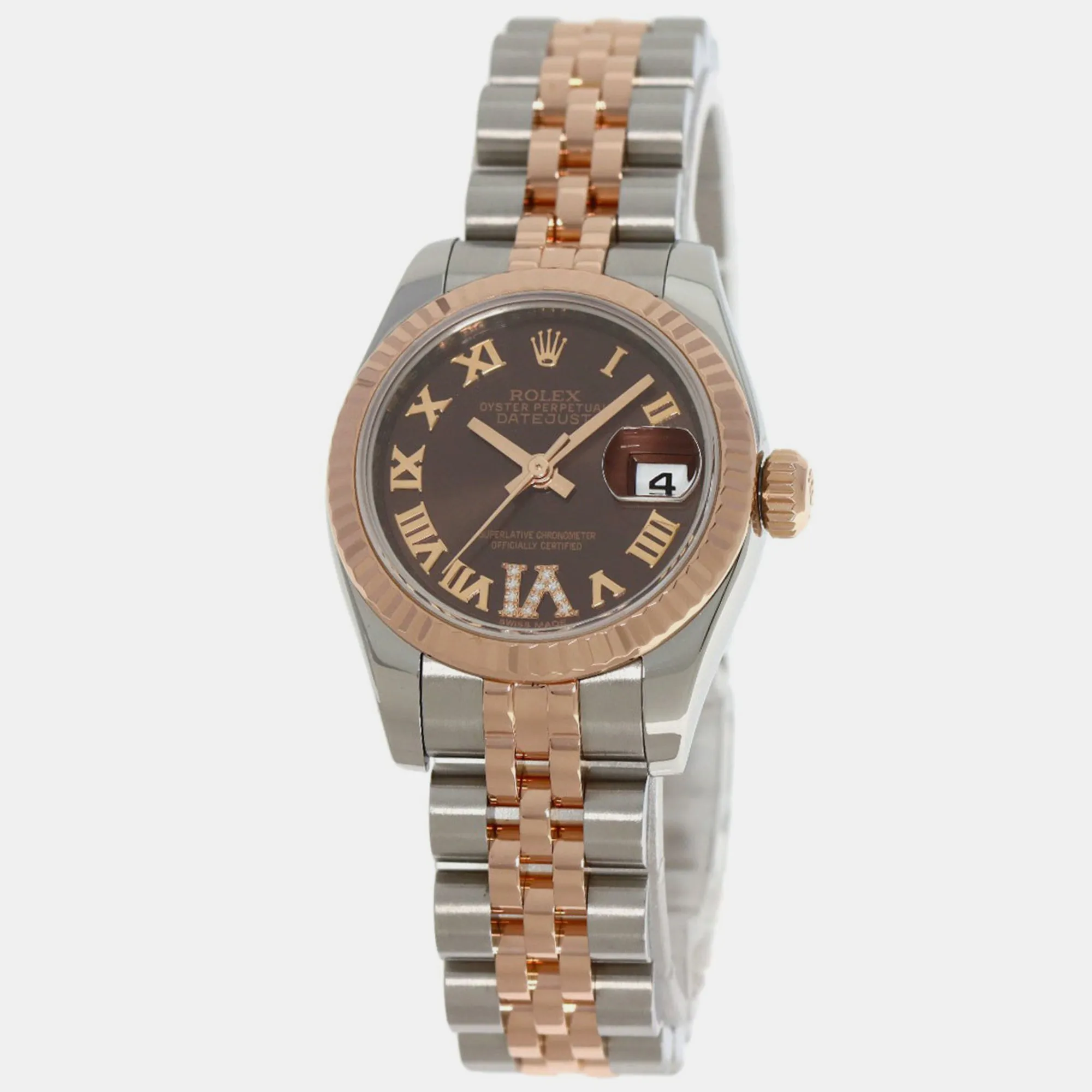 Rolex Lady-Datejust 179171 26mm Rose gold and Stainless steel and 18k rose gold