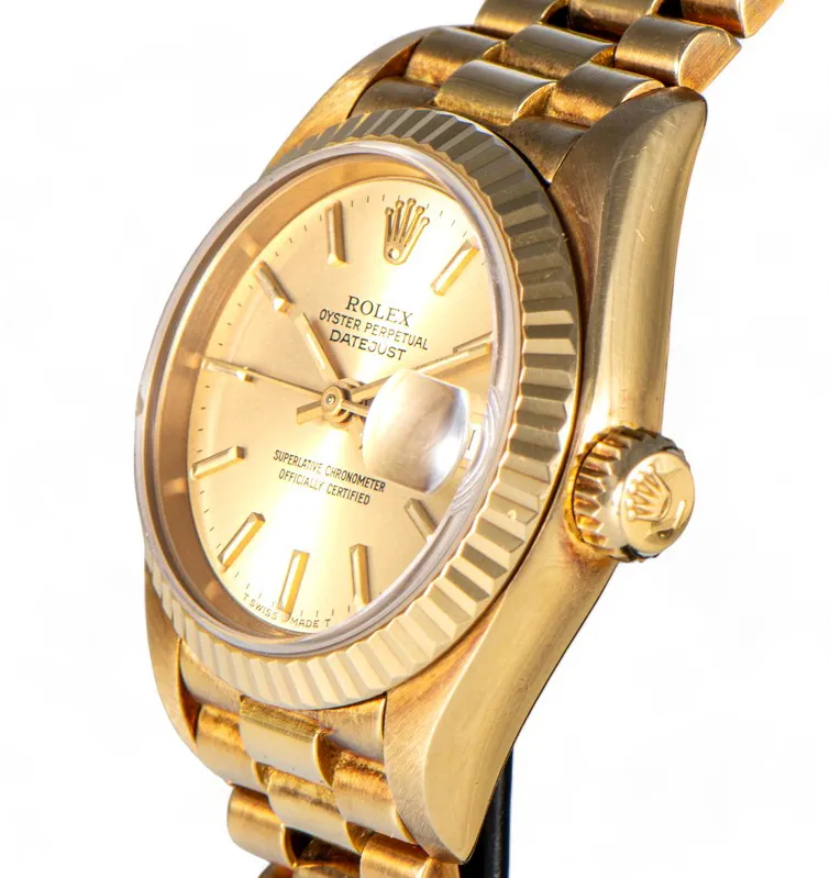 Rolex Lady-Datejust 69178 26mm Yellow gold Champagne 1