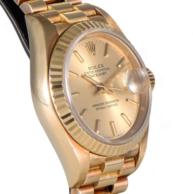 Rolex Lady-Datejust 69178 26mm Yellow gold Champagne 3