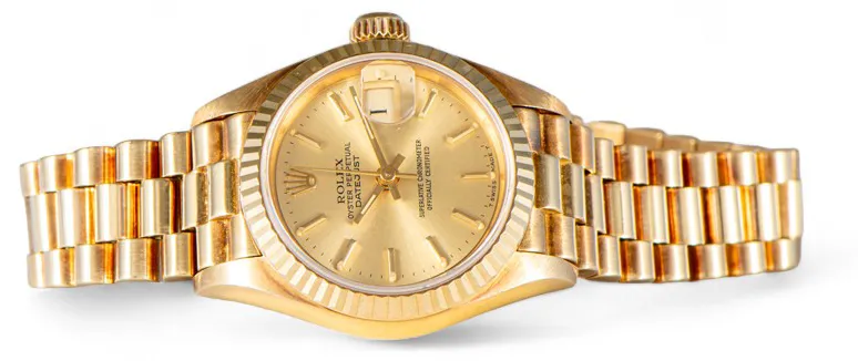 Rolex Lady-Datejust 69178 26mm Yellow gold Champagne 4