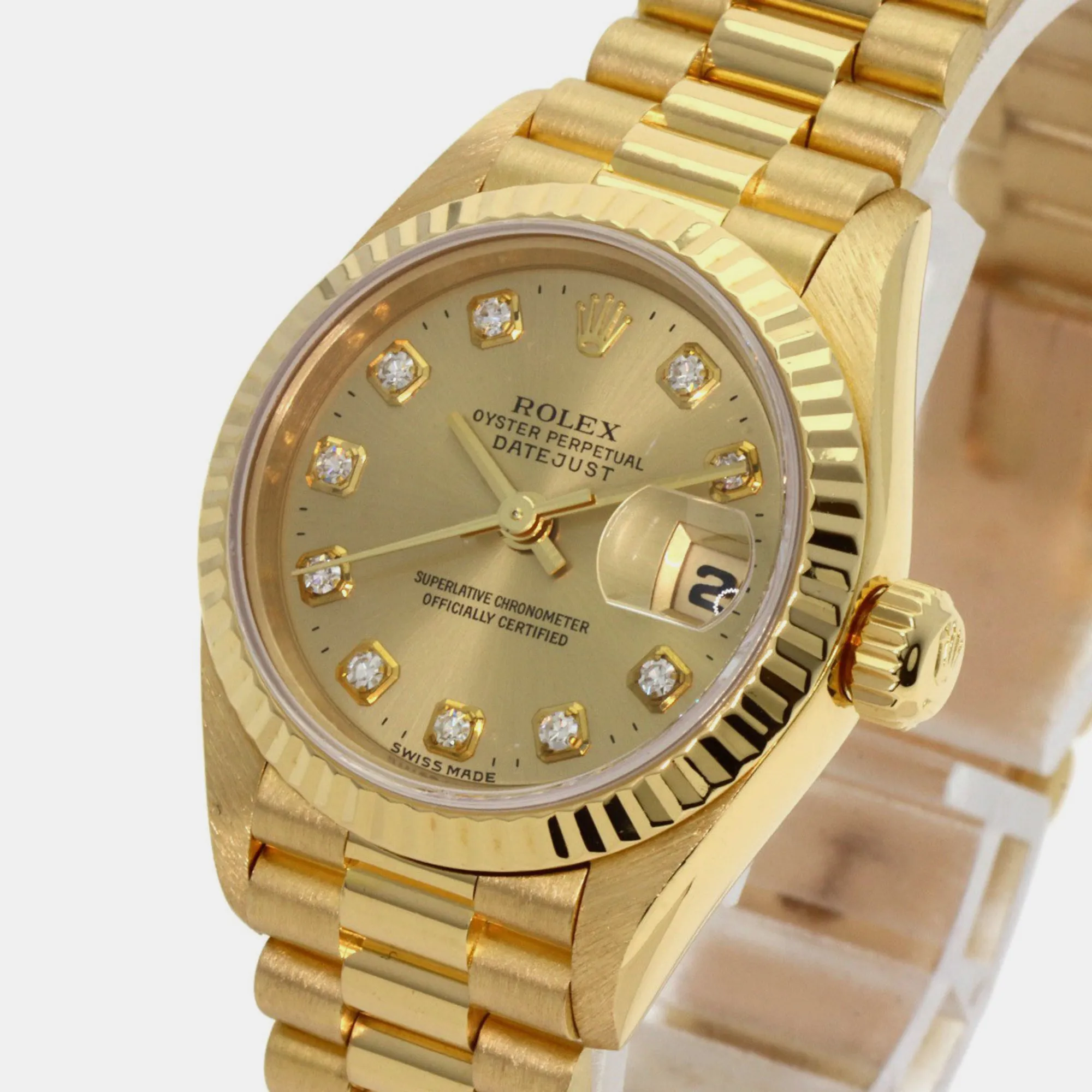 Rolex Lady-Datejust 69178 26mm Yellow gold Champagne 1