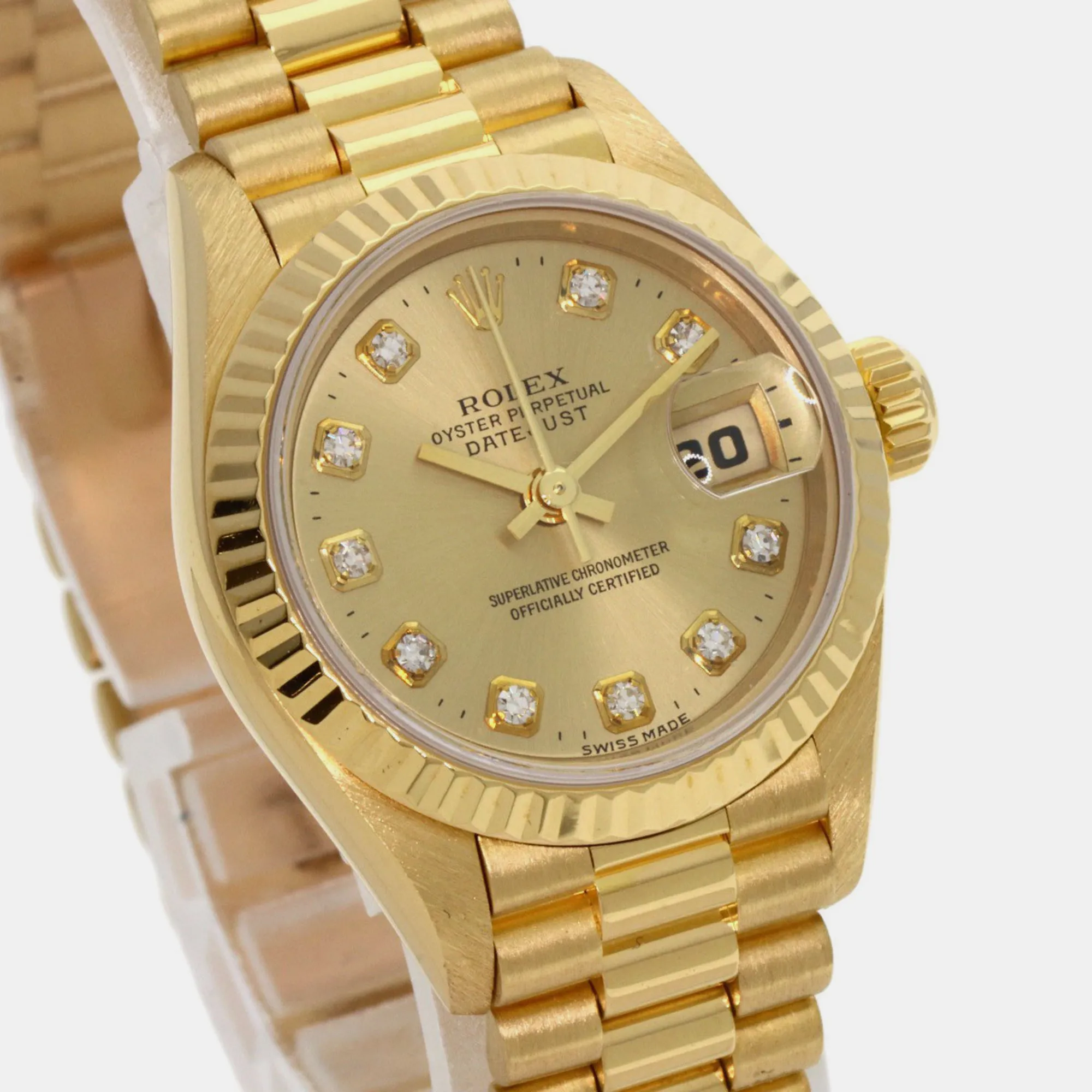 Rolex Lady-Datejust 69178 26mm Yellow gold Champagne 2