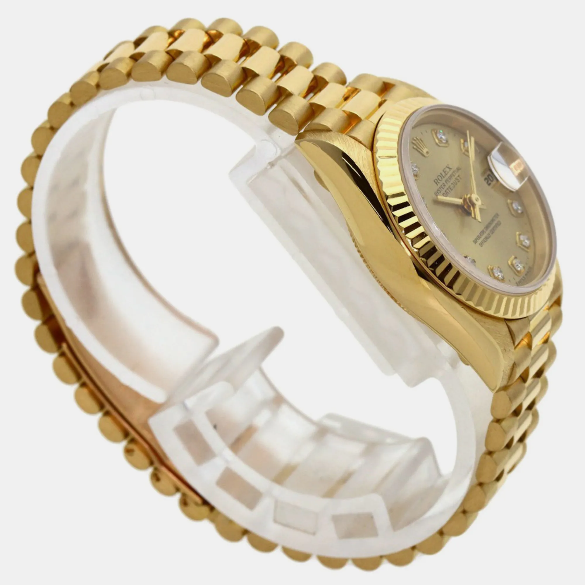 Rolex Lady-Datejust 69178 26mm Yellow gold Champagne 4