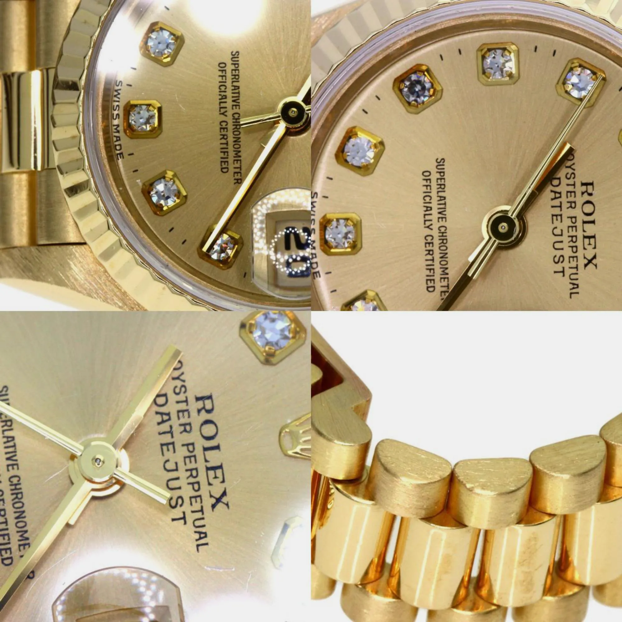 Rolex Lady-Datejust 69178 26mm Yellow gold Champagne 8