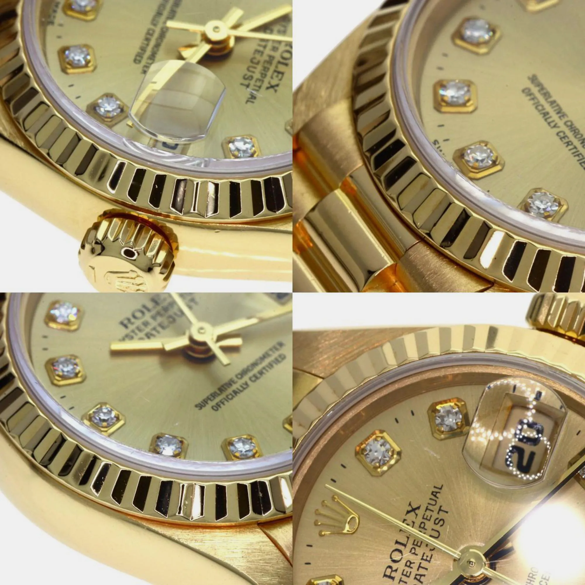 Rolex Lady-Datejust 69178 26mm Yellow gold Champagne 9