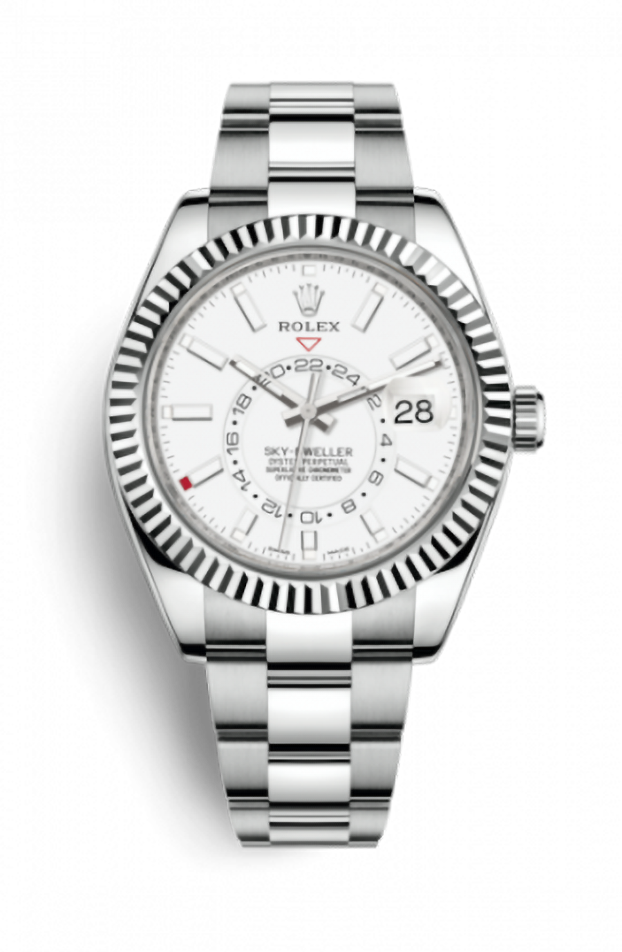 Rolex Sky-Dweller 326934-0001 42mm Stainless steel White