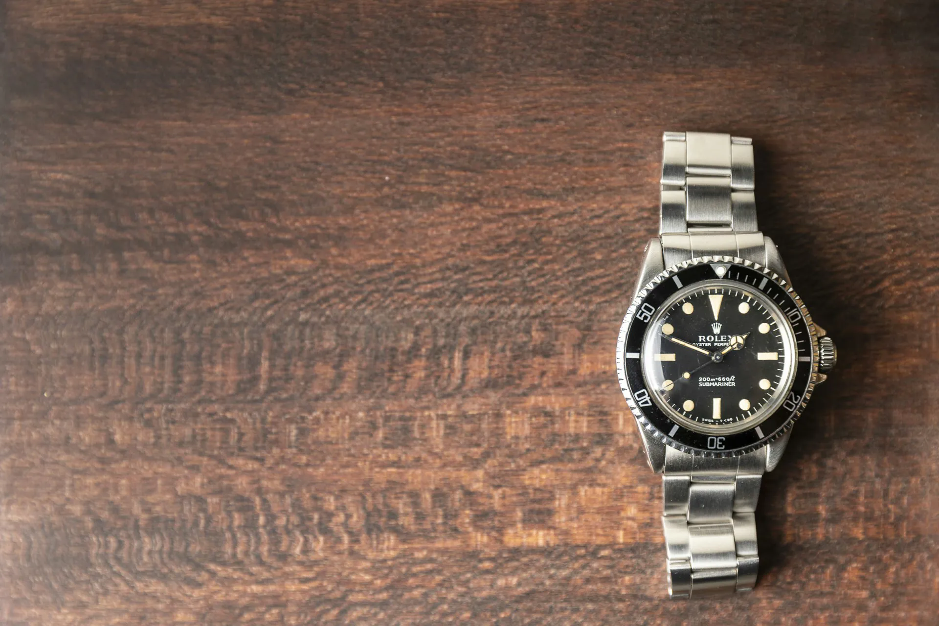 Rolex Submariner 5513 40mm Stainless steel Black 4