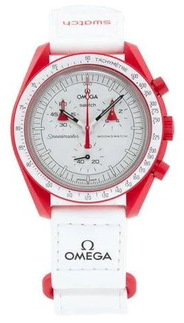 Swatch Moonswatch SO33R100 42mm Bioceramic crisp white