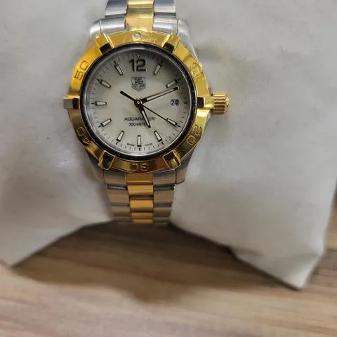 TAG Heuer Aquaracer WAF1424.BB0825 Yellow gold and Stainless steel White