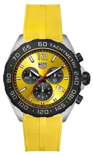 TAG Heuer Formula 1 CAZ101AM.FT8054 43mm Stainless steel Yellow