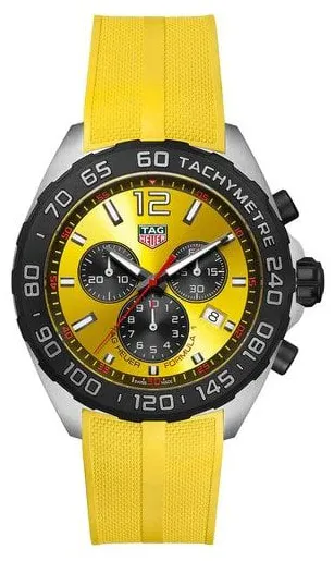 TAG Heuer Formula 1 CAZ101AM.FT8054 43mm Stainless steel Yellow 1