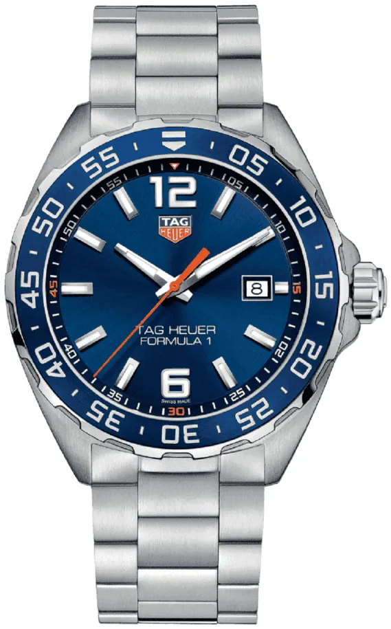 TAG Heuer Formula 1 Quartz WAZ1010.BA0842 43mm Stainless steel Blue