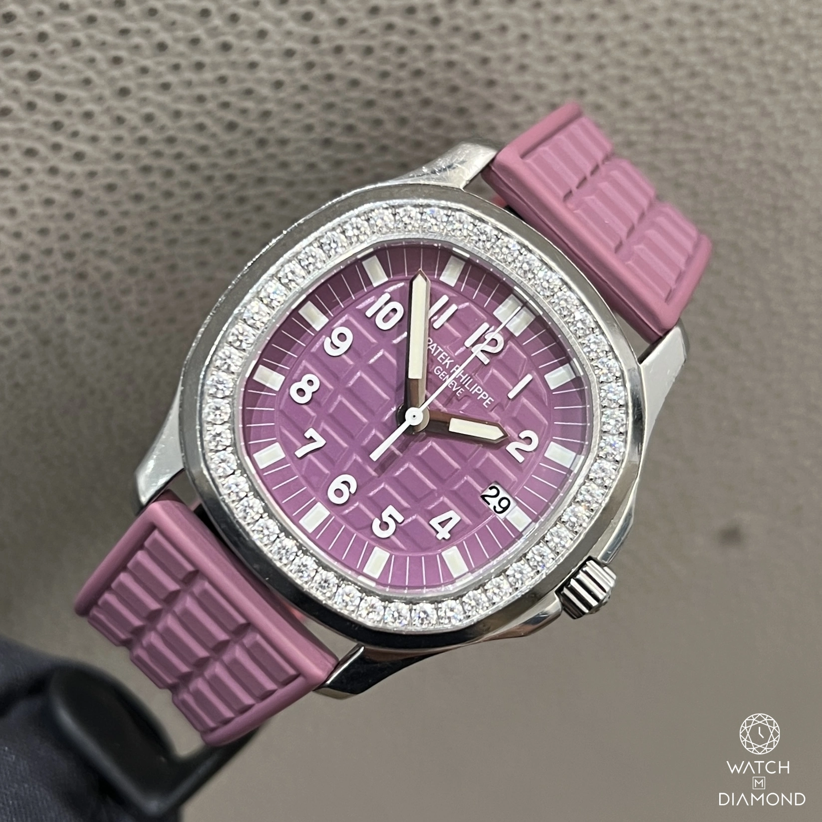 Patek Philippe Aquanaut 5067A 35mm Acciaio Lilla frappe