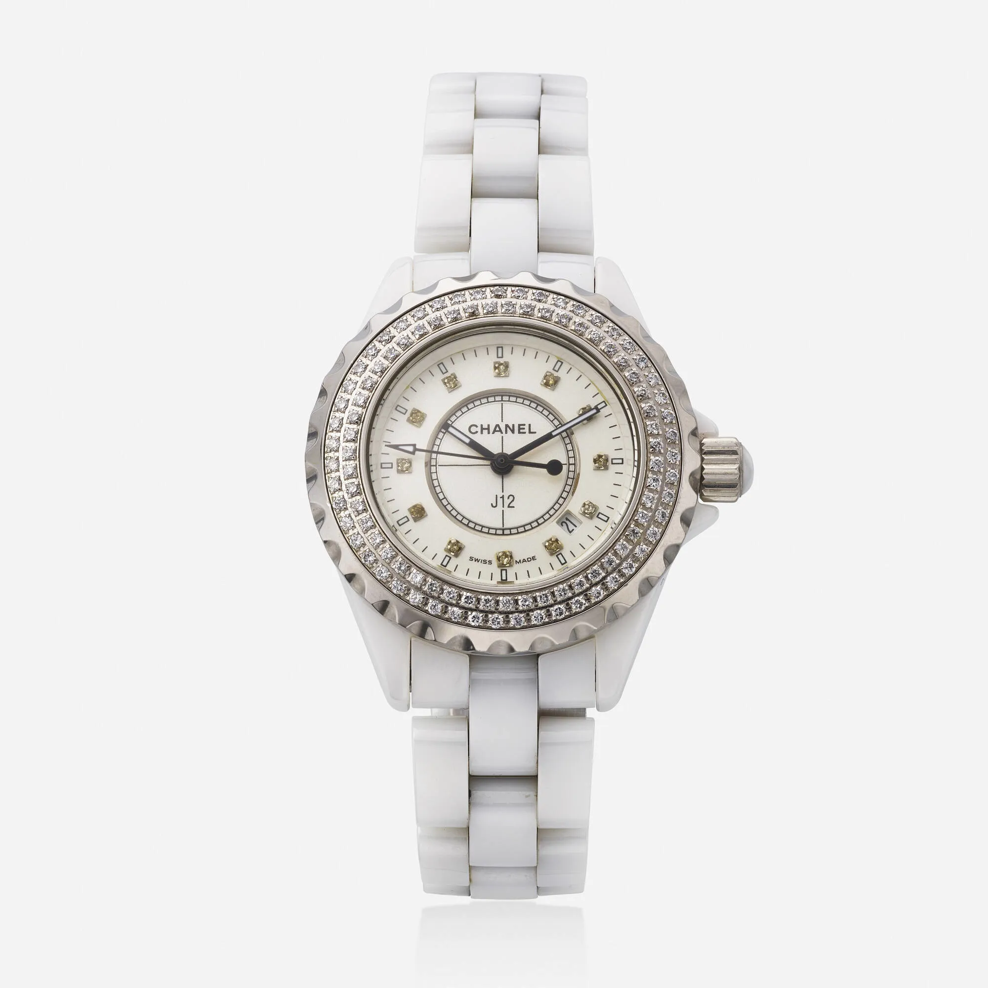 Chanel J12 33mm Ceramic White