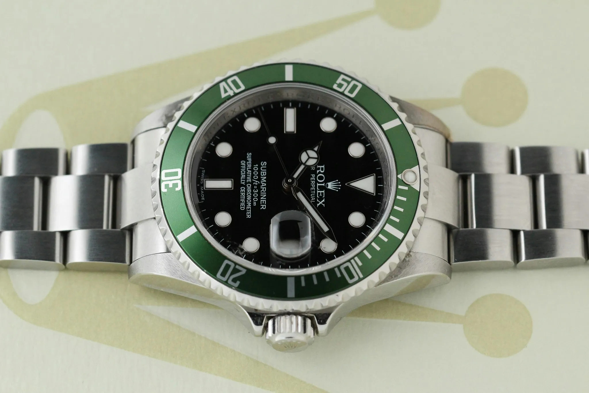 Rolex Submariner 16610LV 40mm Stainless steel Black