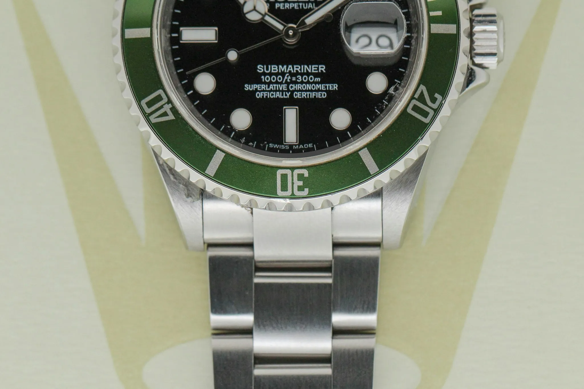 Rolex Submariner 16610LV 40mm Stainless steel Black 2