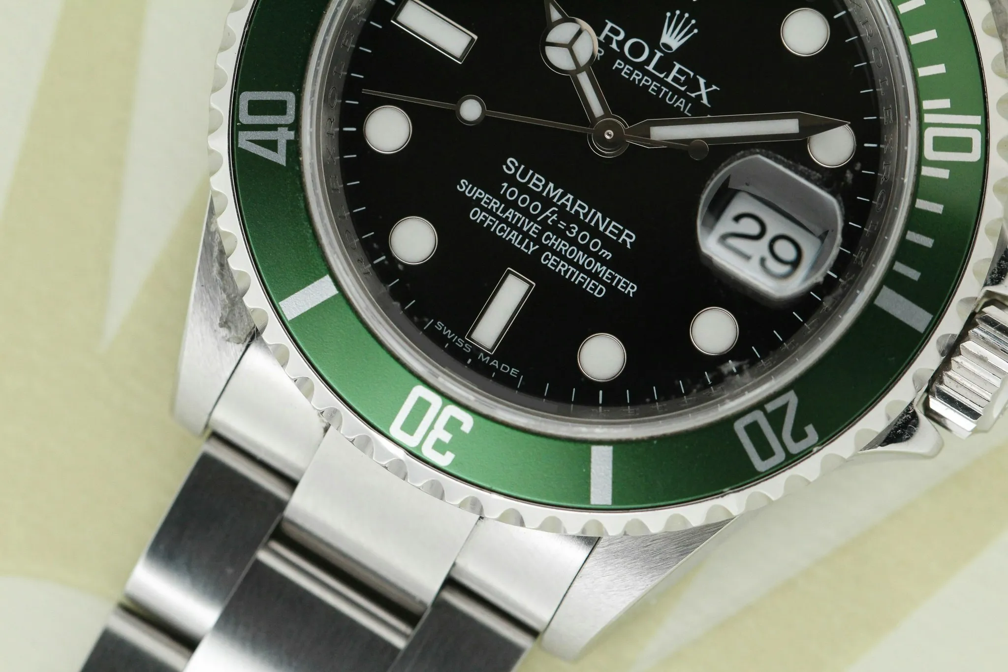 Rolex Submariner 16610LV 40mm Stainless steel Black 7