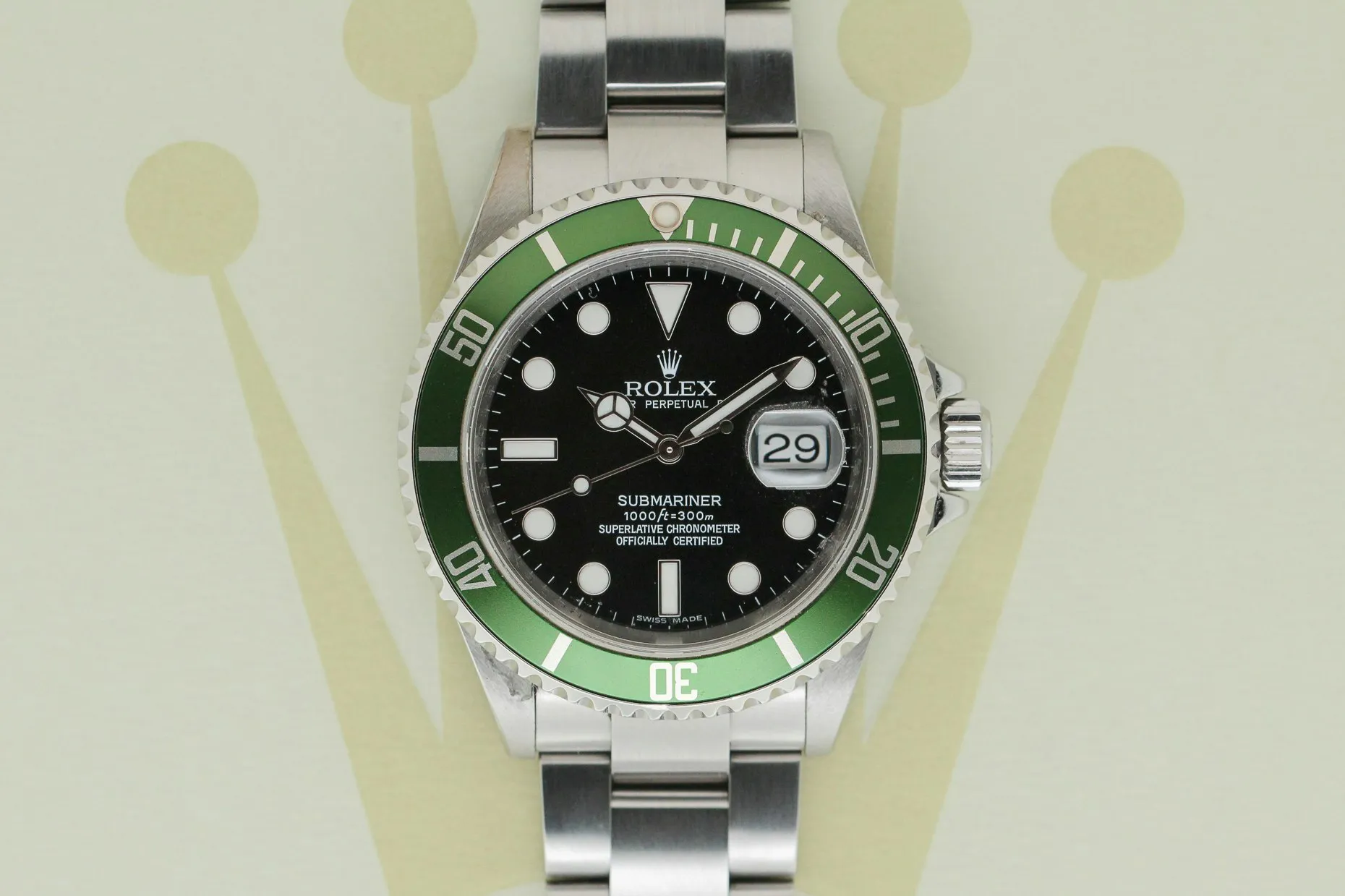 Rolex Submariner 16610LV 40mm Stainless steel Black 18