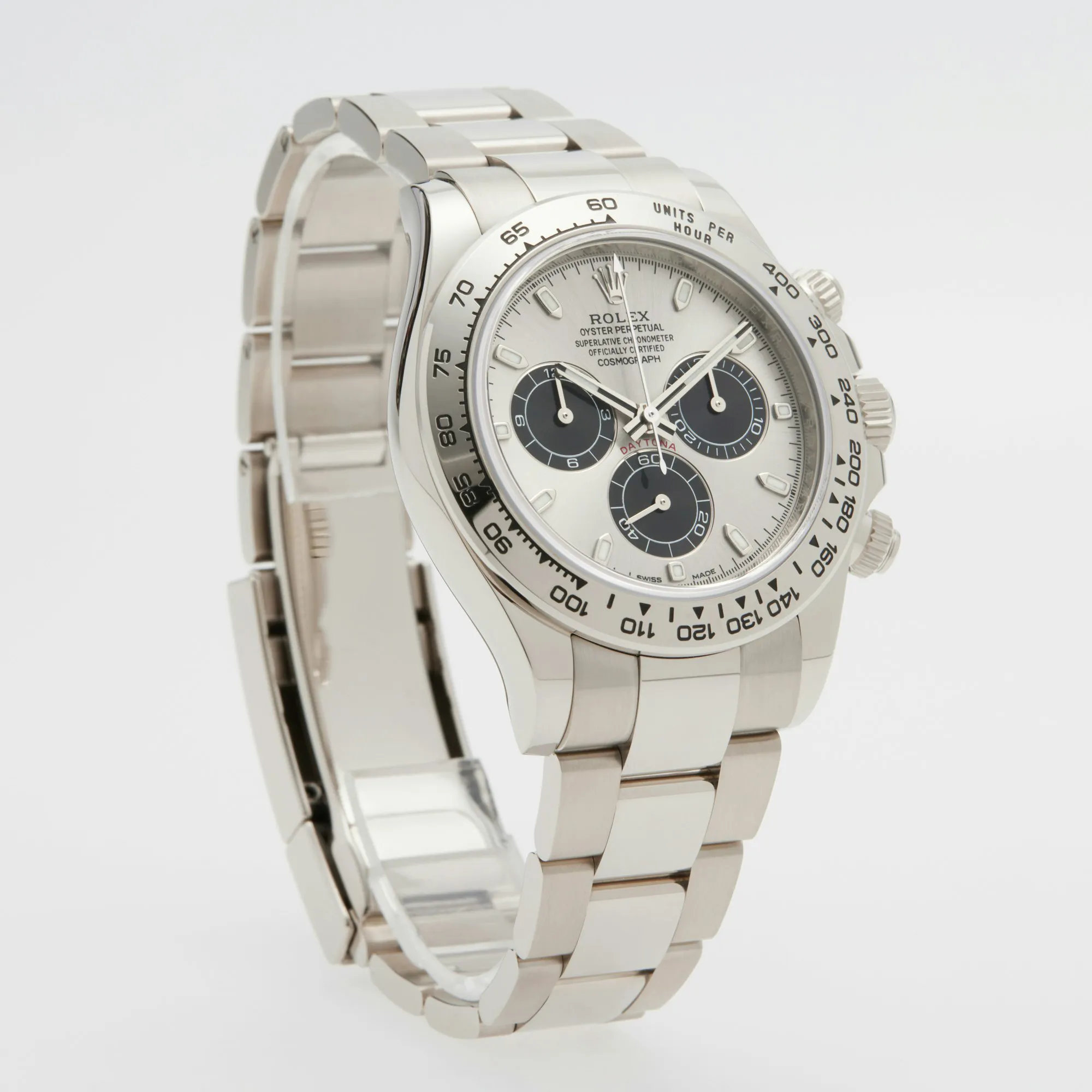 Rolex Daytona 116509 40mm White gold Silver 1