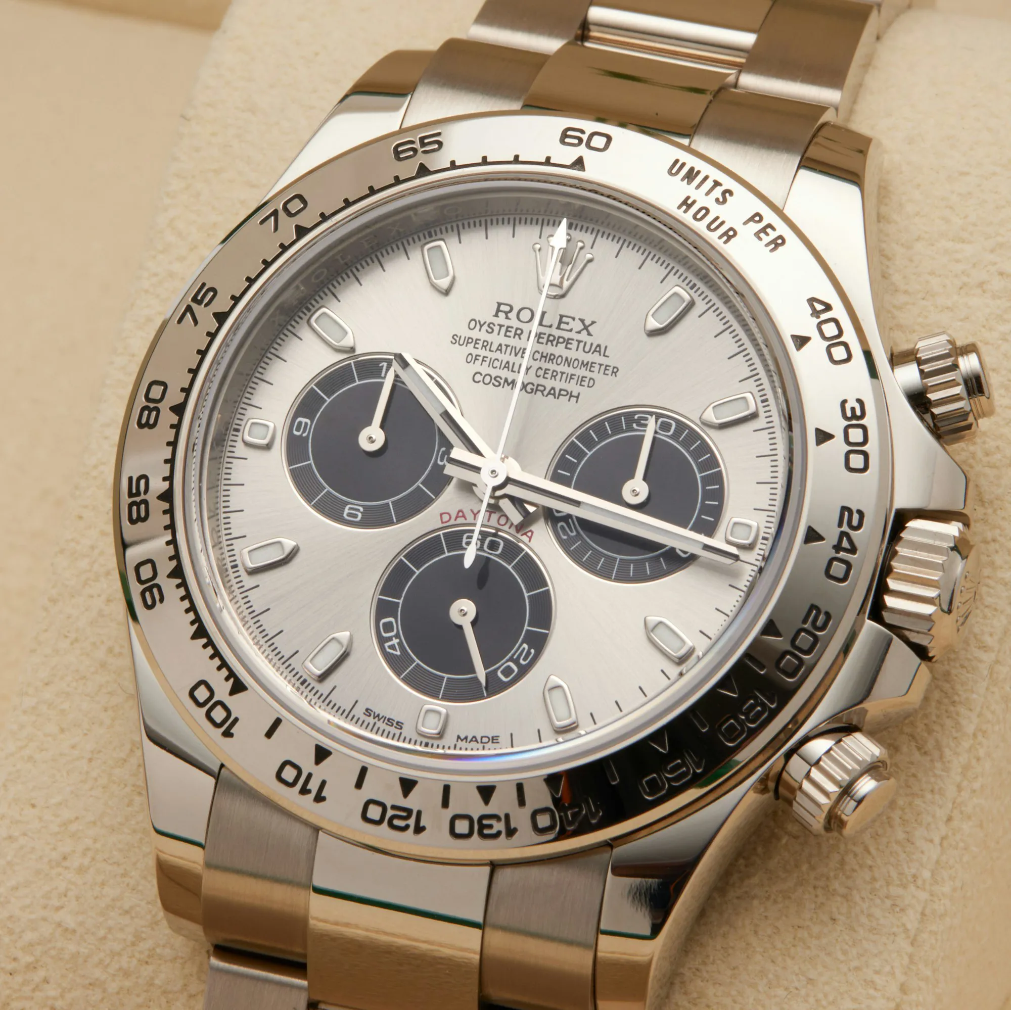 Rolex Daytona 116509 40mm White gold Silver 17