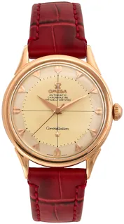 Omega Constellation Chronometer 2782-12SC 35mm de oro Champán