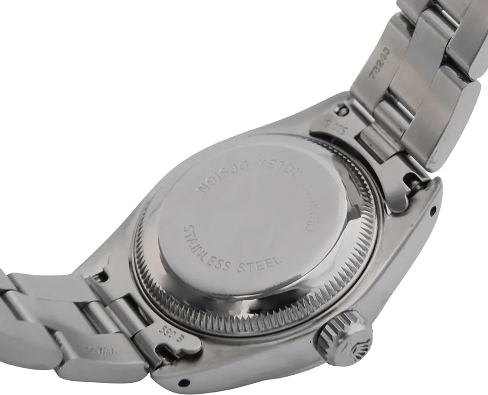 Rolex Oyster Perpetual 69160 26mm acero Plata 2