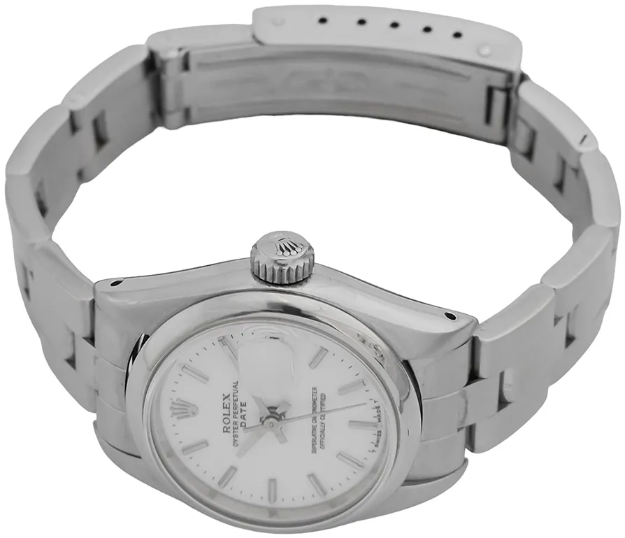 Rolex Oyster Perpetual 69160 26mm acero Plata 6