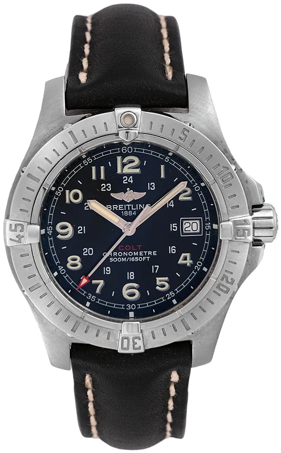 Breitling Colt A74380 41mm acero Negro