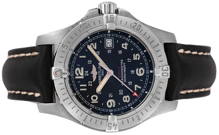 Breitling Colt A74380 41mm acero Negro 5