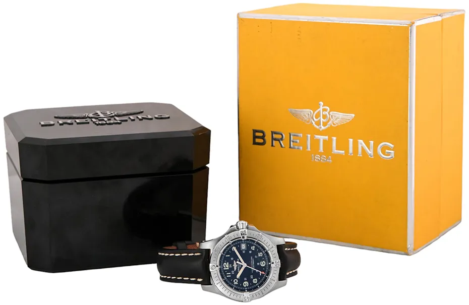 Breitling Colt A74380 41mm acero Negro 6