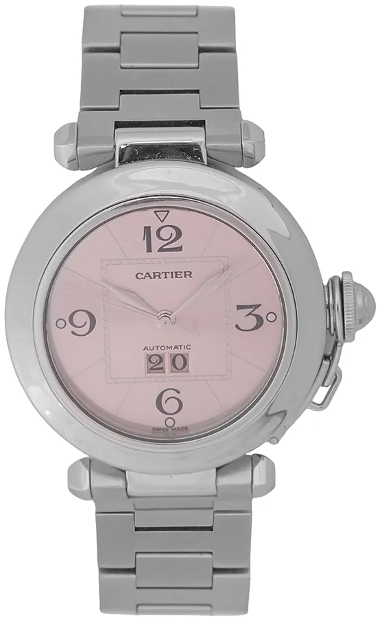 Cartier Pasha 2475 35mm acero Rosa