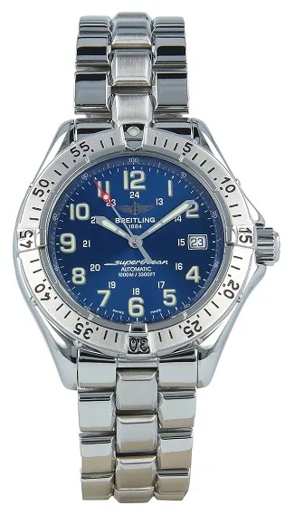 Breitling Superocean A17340 41mm en acero Azul