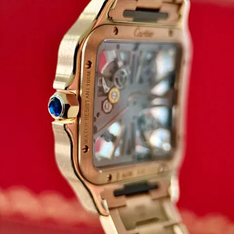 Cartier Santos WHSA0016 40mm Rose gold Skeletonized 2