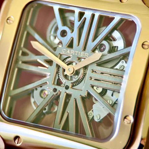 Cartier Santos WHSA0016 40mm Rose gold Skeletonized 8