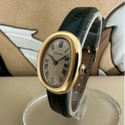 Cartier Baignoire 866044 23mm Yellow gold White 1