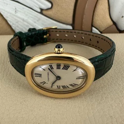 Cartier Baignoire 866044 23mm Yellow gold White 6