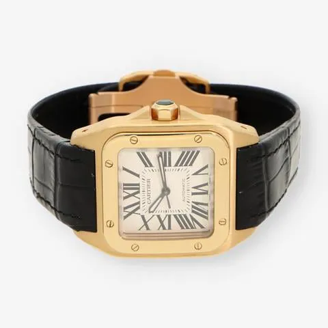 Cartier Santos 100 2880 Yellow gold White 1