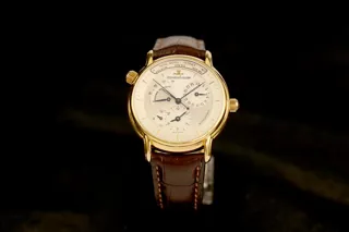 Jaeger-LeCoultre Master Geographic LWI826 Yellow gold silbernes