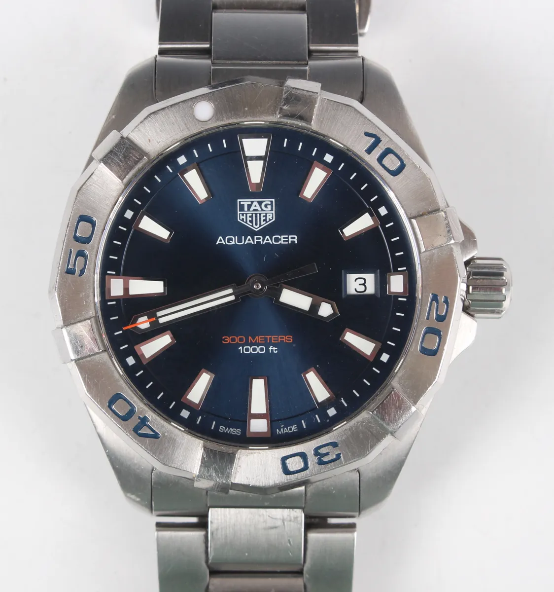 TAG Heuer Aquaracer 42mm Stainless steel Blue
