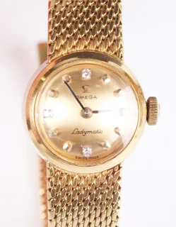 Omega Ladymatic Yellow gold