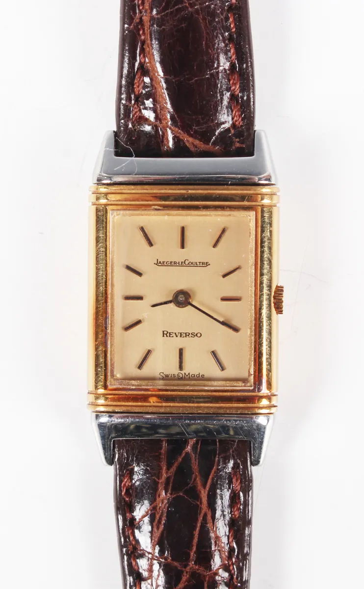 Jaeger-LeCoultre Reverso 140.106.5 Yellow gold and stainless steel Gilt