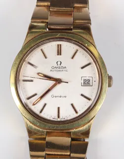 Omega Genève 166.0173 Gilt-metal Silver