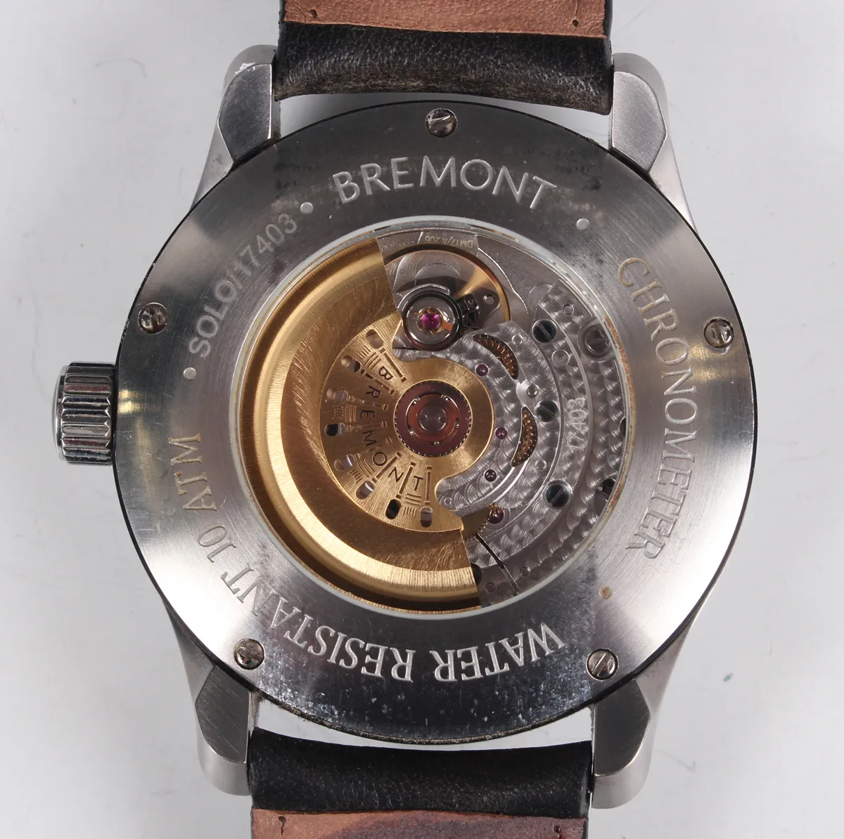 Bremont Solo 43-WH-R 43mm Stainless steel Black 2