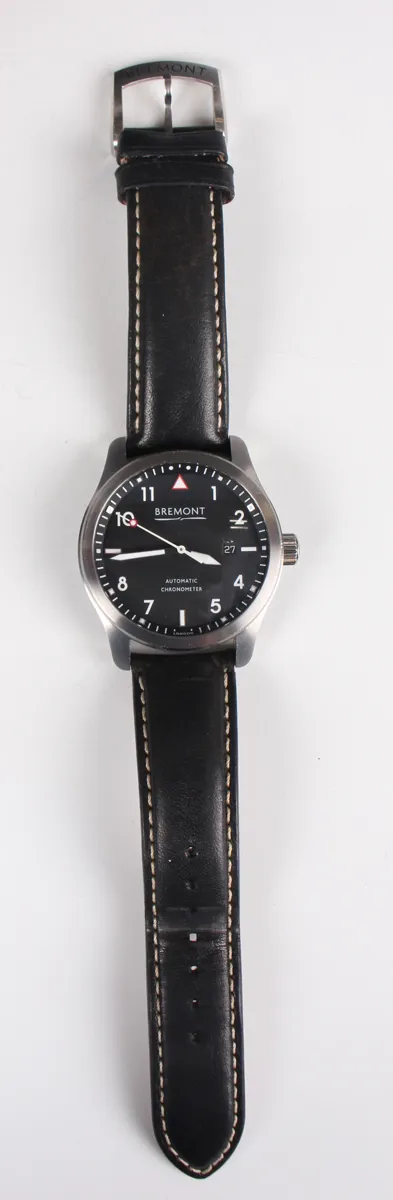 Bremont Solo 43-WH-R 43mm Stainless steel Black 5