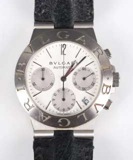 Bulgari Diagono CH 35 S Stainless steel White